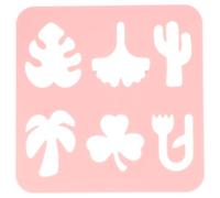 EXCEART Kit de Fabrication de Bijoux en Pâte Polymère, Emporte-pièce Rose | Plastique Léger et Portable, pour Diy, Boucles D’oreilles et Porte-clés, Outil Argile