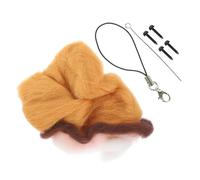 EXCEART Kit de Feutrage à L'aiguille en Laine DIY pour Garçon et Filles, Modèle Chien Corgi Fait Main, Matériel Artisanal Saint-valentin Fête des Pères