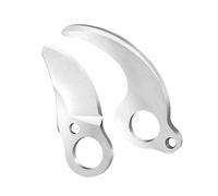 EXCEART Lames de Sécateur de Jardin Sk5 Haute Dureté 2 Pièces Argentées pour Coupe Jusqu'à 25 Mm, Légères et Faciles à Nettoyer pour Jardinage