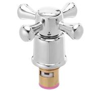 EXCEART Levier de robinet - Conversion de poignée de robinet Levier croisé en laiton 1/2 pouce Remplacement pour éviers de salle de bain et de cuisine Couvercle de tête de