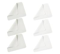 EXCEART Lingettes Douces pour Lunettes 6pcs Gris et Blanc, Chiffons Réutilisables pour Lentilles et Surfaces en Verre, Nettoyage Portable pour Utilisateurs Variés