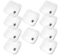 EXCEART Lot de 10 Cloches pour Plantes Transparentes en Plastique 12 CM Protections Anti-Gel Réutilisables pour Jardin Serrage de Pépinière Couverture Végétale pour Maintenir