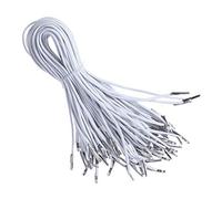 EXCEART Lot de 100 Cordons Élastiques Ronds avec Ardillons Métalliques pour Masques Reliure De Livres Bricolage Et Artisanat Fil Élastique avec Embouts Métalliques 11.02In X 0.08In