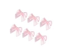 EXCEART Lot de 100 mini nœuds en ruban de satin avec fleurs à coudre pour scrapbooking, décoration pour bricolage, cadeau de mariage, pince à cheveux, décoration 2. 2 x 2 cm, rose