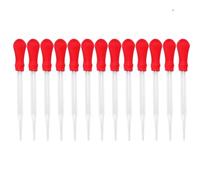 EXCEART Lot de 13 compte-gouttes en verre avec embout colle, pipette silicone pour manipulation de petits volumes en milieu scolaire et domestique