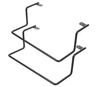 EXCEART Lot de 2 Butées de Matelas Antidérapantes en Fer Noir, Faciles à Installer et Robustes pour Maintenir Le Matelas en Place Pied du Lit