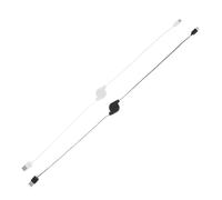 EXCEART Lot de 2 Câbles USB Type-c Rétractables pour Smartphones, Ligne de Charge Solide en Plastique, Flexible et Pratique, Longueur 80 Cm, Design Élégant