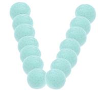 EXCEART Lot de 20 Boules De Laine À Pompons Boules en Feutre De Laine Boules Feutrées Perles en Feutre Boules Faites À La Main Ornements en Laine Faits À La Main Ornements en Boule