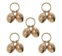 EXCEART Lot de 20 clochettes pour chat : petite clochette d'alarme pour colliers de chien et chat - Pendentif en cuivre - Pendentifs multifonctions pour le dressage des chiots