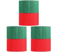 EXCEART Lot De 3 Rouleaux De Ruban De 10 M Pour Couture Décoration De De Noël Festifs 2 Rouleaux X 3