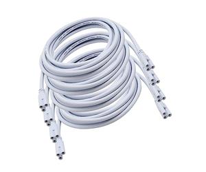 EXCEART Lot De 4 Câbles D'alimentation Pour Tube Led T5 T8 à 3 Broches Câble à Double Extrémité Compatible Lampes Fluorescentes Et Caissons Lumineux 220v Pour Éclairage Professionnel