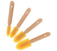 EXCEART Lot de 4 Set de Set de Spatules en Silicone Poignée Abs, Outil de Calfeutrage pour Joints, Raclette Flexible et Applicateur pour Carrelage la Cuisine et Salle de Bain