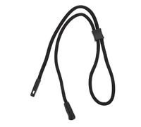 EXCEART Lot De 5 Cordons De Lunettes Ajustables Noirs Sangle Pour Lunettes Anti-perte En Fibres Élastiques Et Pp Accessoires Pratiques Et Masques Usage Quotidien