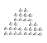 EXCEART Lot de 50 Clous Réfractaires pour Four À Poterie Support Indépendant Conique 1.5 X 1.5 X 1.2 Cm Accessoires pour Céramique Et Artisanat De Poterie