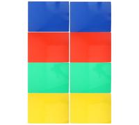 EXCEART Lot de 8 Blocs-notes à Surface Lisse en Plastique, Légers et Portables, Double Face, Format Compact pour Bureau, École et Professionnels