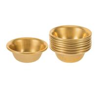 EXCEART Lot de 8 Bols D'offrandes en Cuivre Miniatures pour Rituels Bouddhistes, Bols Sacrés pour Eau Bénite, Design Élégant et Gain de Place, pour Contemplation et Voyage