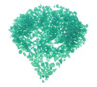 EXCEART Lot de Morceaux de Verre Fusionnable Verts pour Création DIY Matériau Spécial Four Micro-ondes pour Bijoux et Décoration Artisanale