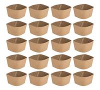 EXCEART Manchons de Tasse en Papier Ondulé Lot de 50 Pièces pour Gobelets Café 90 Mm Diamètre Protection Antidérapante Résistante la Chaleur Accessoire Polyvalent pour Usage Domestique