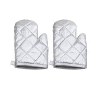 EXCEART Maniques Cuisine pour Garçon et Filles 2 Pièces, Anti-brûlure Résistantes la Chaleur, Polyester Isolant Haute Température, Lavables, Protection Micro-Ondes et Four, Taille Petite