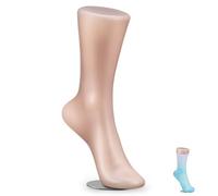 EXCEART Mannequin Modèle de chaussettes de pied magnétique féminin Présentoir Chaussettes courtes Bracelet de cheville Porte-bijoux Modèle de pied factice pour chaussures Sandales Présentoir à