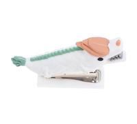 EXCEART Mini Agrafeuse de Bureau Dragon Mignonne Blanche Compacte Légère et Portable Design Cartoon pour Étudiants et Usage Maison Agrafeuse Acier Inoxydable avec Agrafes