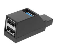 EXCEART Mini Concentrateur USB à Ports Hub USB Portable pour Ordinateur De Bureau Et Portable Blanc