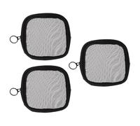EXCEART Mini Paquet de Rangement en Filet Léger et Compact avec Fermeture Éclair, Trousse de Maquillage Portable pour Voyage au Design Minimaliste et Élégant
