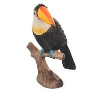 EXCEART Modèle De Toucan Simulé Figurine Oiseau Réaliste Animaux De Simulation pour Décoration Intérieure Statues Animaux Plastique