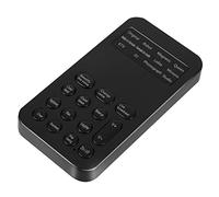 EXCEART Modificateur de Voix Portable Mini Carte Son USB Noir 8 Effets Sonores Facile à Transporter pour Karaoké et Divertissement