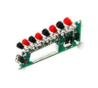 EXCEART Module Adaptateur Alimentation ATX 20 Broches pour Connecteur Vert, PCB Portable Fournissant 3.3v, 5v, 12v, 12v, pour Châssis Ordinateur de Bureau