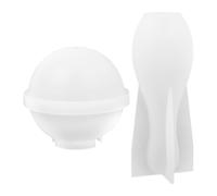 EXCEART Moule à Bowling en Silicone Blanc, pour Loisirs Créatifs DIY