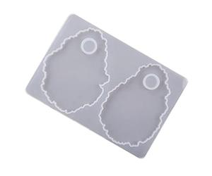 EXCEART Moule Silicone Plateau Créatif Non Adhérent pour Résine Époxy 7.76X5.20 Pouces Outil Bricolage DIY pour Fabrication Bijoux Et Décoration Maison
