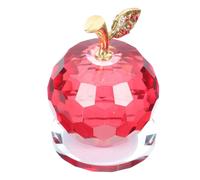 EXCEART Ornement Artisanal de Bureau en Cristal Artificiel, Décor Noël | Modélisation Réaliste et Style Raffiné, pour Bureau, Table Basse et Mantel, Présent Prêt à Offrir