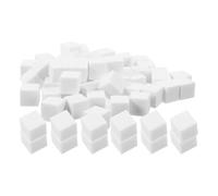 EXCEART Outil Simple Application Précise et Facile à Transporter Éponges à Ongles 100 Carrées Blanches 100pcs en Mousse pour Nail Art pour Manucure Professionnelle