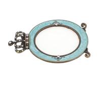 EXCEART Palette Artistique Support Photo Décoratif en Alliage et Plastique Abs Accessoire Élégant Style Couronne pour Mélange de Vernis à Ongles pour Manucure à Domicile