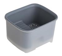 EXCEART Panier Égouttoir Évier Angle Plastique Filtre à Déchets Alimentaires Rangement Multifonction pour Cuisine Drain de Lavabo Compact et Pratique Gris