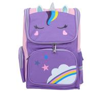 EXCEART Paquet à Dos Garçon et Filles Grosse Capacité Cartoon pour École et | Compartiments Intérieurs Multiples, Tissu Oxford Polyester, Bretelles Confortables, Pourpre