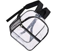 EXCEART Paquet à Dos Transparent Unisexe en Pvc Imperméable, Petit Modèle | Contenu D’un Coup D’œil, Usage Quotidien et Shopping, Style Simple et Mode