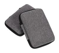 EXCEART Paquet de Rangement pour Microphone Portable 2Pcs Organisateur de Câble USB Étui de Protection Imperméable pour Voyage Accessoires Électroniques Compact et Pratique Noir