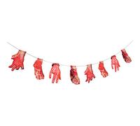 EXCEART Pendentif Mains Et Pieds EnsanglantéS - DéCoration Horrifique Halloween Accessoires Maison HantéE Jouet Effrayant IdéAl pour Jardin Et FêTe