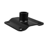 EXCEART Pièces de Chaise en Métal Connecteur de Fauteuil de Salon Hydraulique en Fer 130x130 MM Noir, Accessoire de Chaise pour Chaise Barbier, Usage en Salons de Coiffure et de Beauté