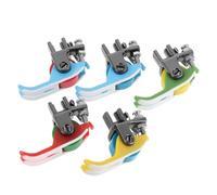 EXCEART Pied à Ourlet Roulé Anti-adhérent Étroit 5 Pièces Multicolores pour Machine à Coudre à Plat Domestique Accessoires Couture Professionnels