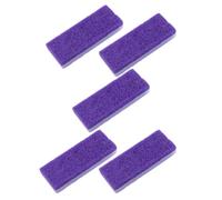EXCEART Pierre Double Face pour Pédicure 5 Pièces en Pu Bleu, Éliminateur de Callosités et Peaux Mortes, Accessoire Soin des Pieds pour Personnes Âgées