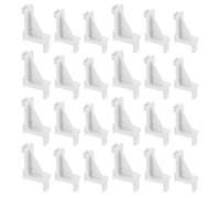EXCEART Pinces de réfrigérateur Multifonctions 30 Clips en Plastique pour étagères de congélateur avec Fixation antidérapante pour Rangement à Domicile et commerces