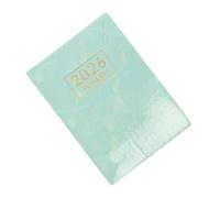 EXCEART Planner PU Cover Mini English Notebook For Daily Monthly Scheduling Smooth Writing International Travel Study Organizer