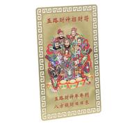 EXCEART Plaque De Carte Feng Shui Tai Sui 2025 Carte D'amulette Chinoise Feng Shui Tai Sui Année du Serpent Carte D'amulette Décorations du Nouvel an Chinois pour La Protection De La