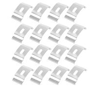 EXCEART Plaques de Fixation Installation Facile, Compatibilité Forte 20pcs en Métal Blanc Accessoires de Réparation pour Stores Verticaux pour Rideaux -