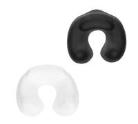 EXCEART Plateau Nuque de Permanente en Éponge Douce Bicolore Noir et Blanc, Bac Permanent Multifonction pour Coloration Capillaire, Accessoire Salon de Coiffure Professionnel, Protège