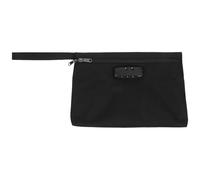 EXCEART Pochette de Rangement Étanche Cadenas à Combinaison, Format A4, Paquet Verrouillable pour Documents et Objets de Valeur, pour Bureau et Voyage, Protection Sécurisée