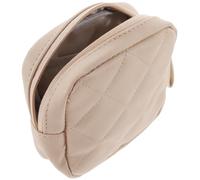 EXCEART Pochette de Toilette Portable en Pu Beige pour Serviettes Hygiéniques, Design Simple et Élégant, Pratique pour Voyage Rangement Compact à Main